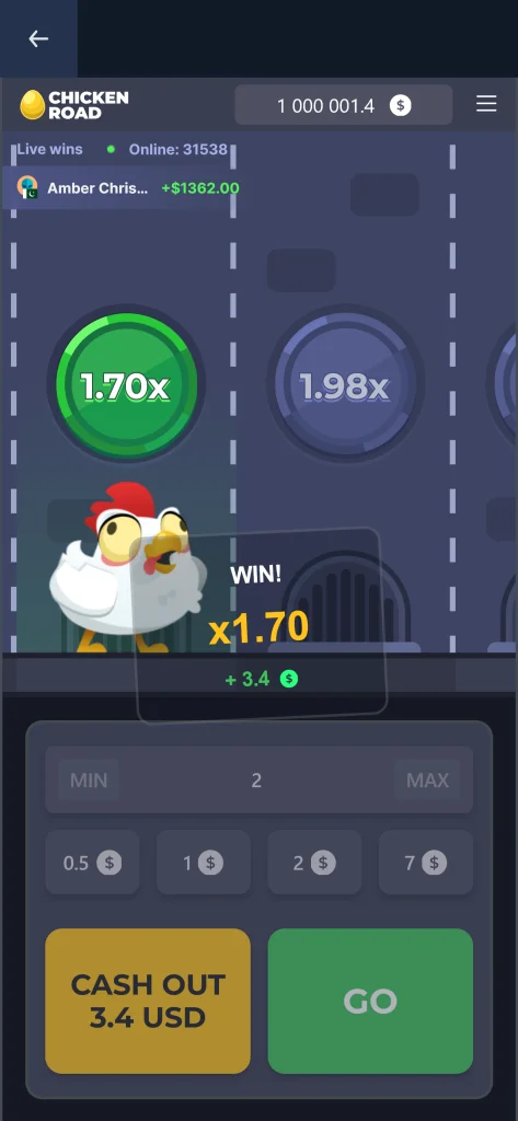 Spiel Chicken Road Demo
