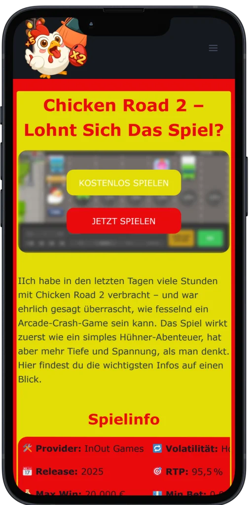 Spile Chicken Road 2 App